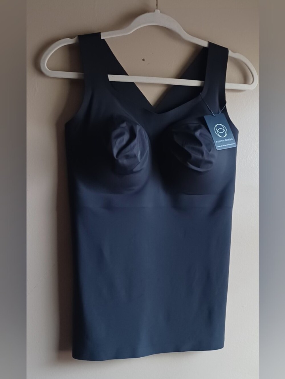 EVELYN & BOBBIE Defy Bra Tank In Black L